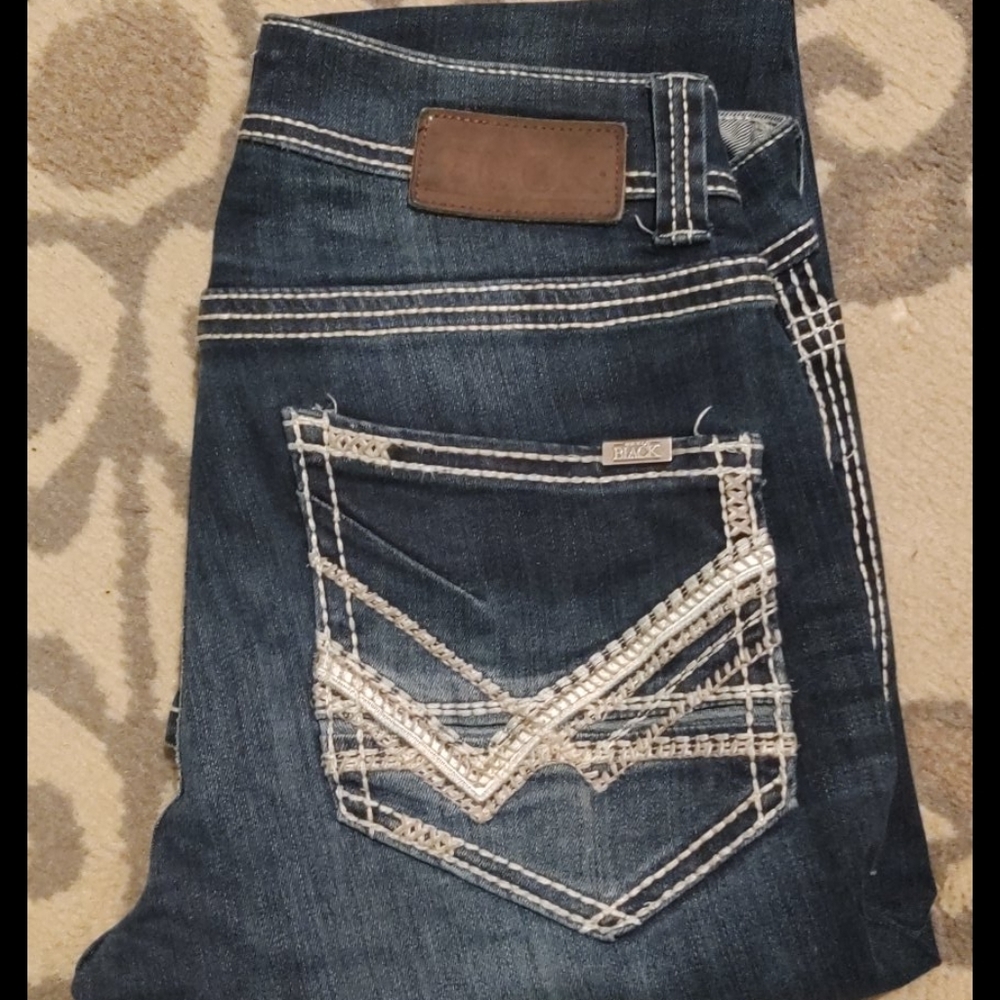Men's Buckle Black jeans